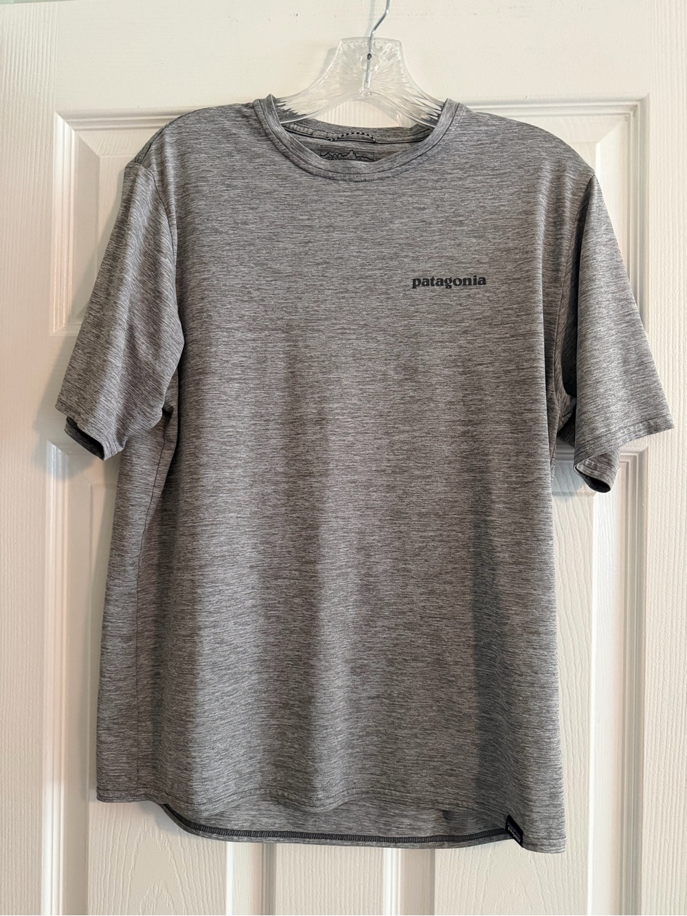 Patagonia Men’s Heather Gray Capilene Performance T‑Shirt